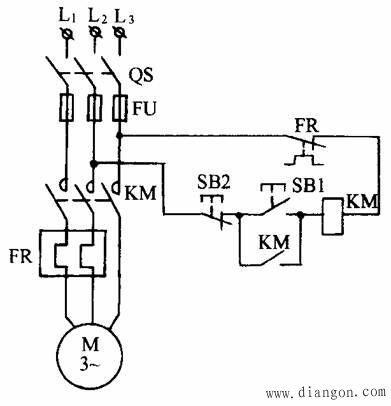 接触器控制电动机单向连续运转控制电路解决方案华强电子网