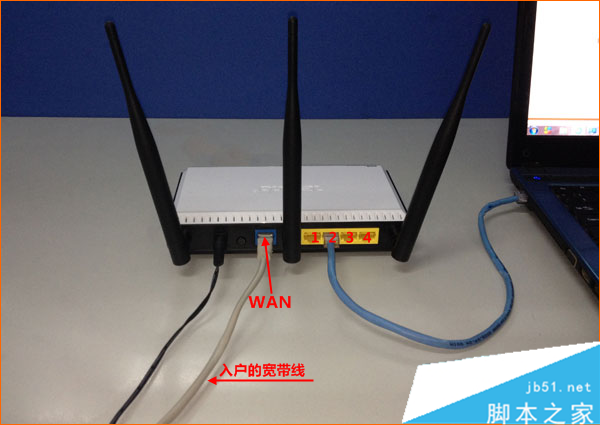 宽带是入户网线接入时,路由器的正确连接方式