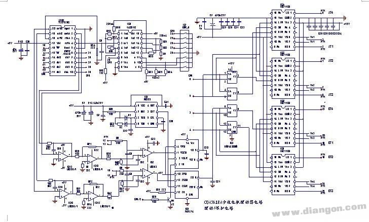 步进电机驱动器电路图 -解决方案-华强电子网