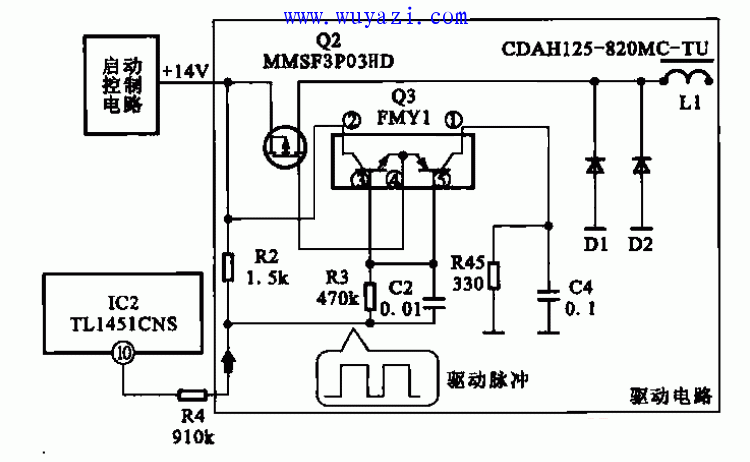 逆变器的驱动电路图