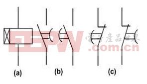 输入信号消失一段时间后,输出信号复位,其文字符号也为kt,图形符号如