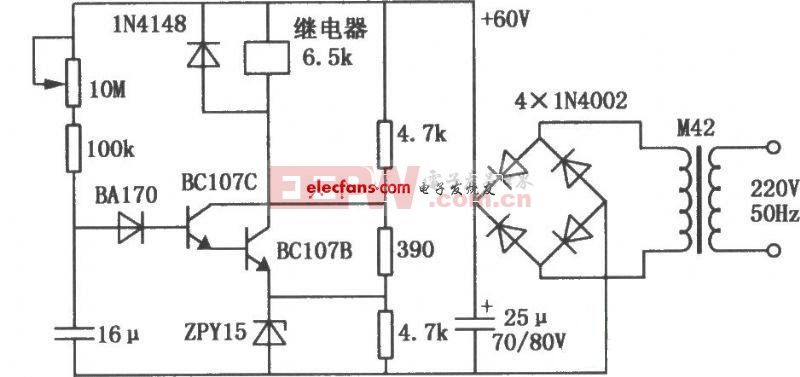 二,延时继电器工作原理——电路图