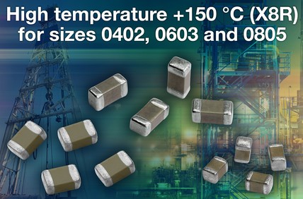 扩大其用于高温应用的vj  x8r系列表面贴装多层陶瓷片式 电容器(mlcc)