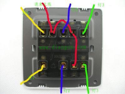 双控开关接线柱接线方法图解解决方案华强电子网