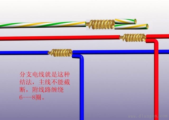 电线接线缠绕方法规范电工电线接线与线头处理方法图解解决方案华强