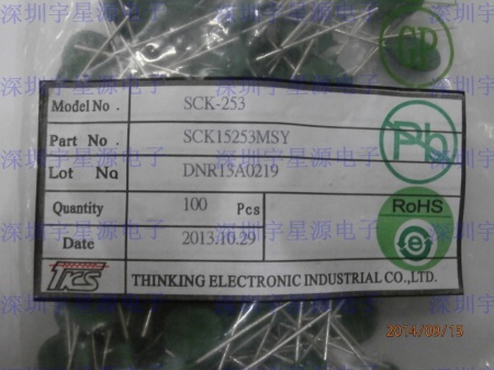 TKS热敏电阻  SCK253   片径15MM
