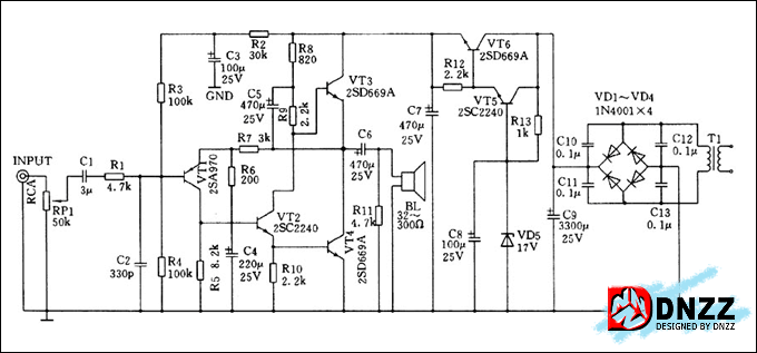 耳放电路图大全二