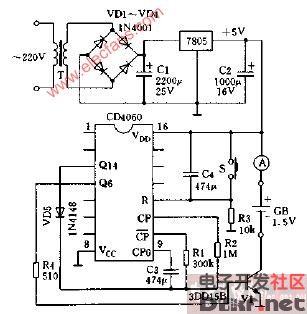 普通电池充电器电路图