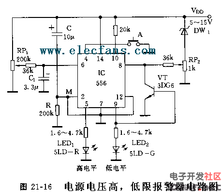 电压报警器电路图