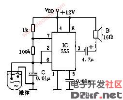 液位监控报警电路图