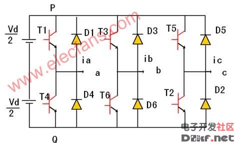 电压型三相桥式逆变电路