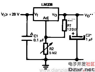 lm338可调三端稳压器集成电路