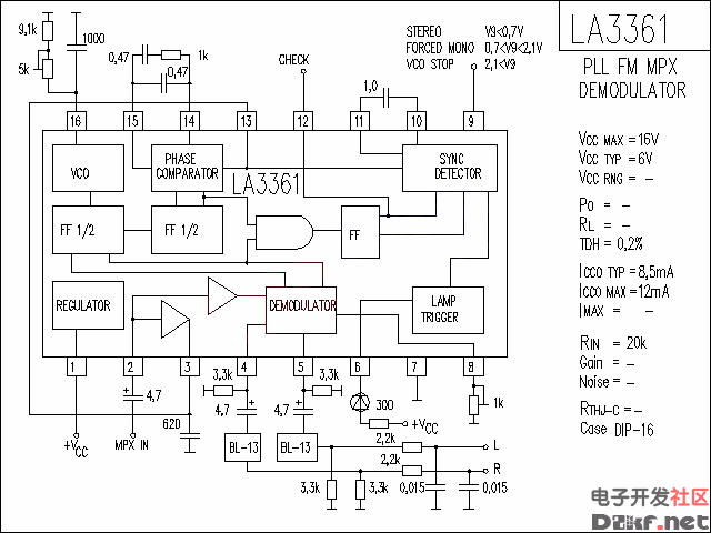 la3361音响ic电路