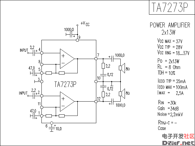 ta7273p功放电路