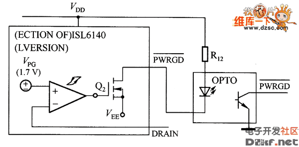 开关电源的光耦输出方式电路图