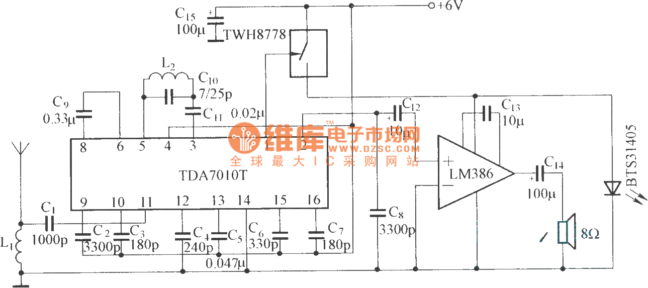 调频无线电接收电路