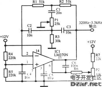 双t型rc振荡器