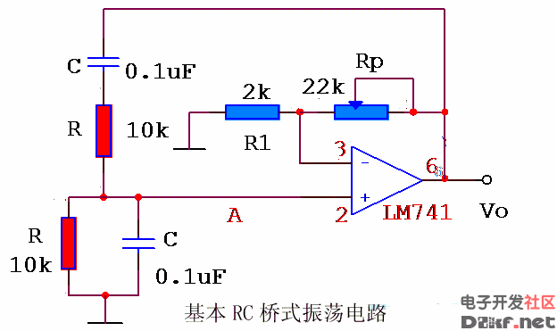 基本rc桥式振荡电路