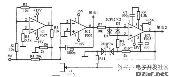 三角波一方波压控振荡器