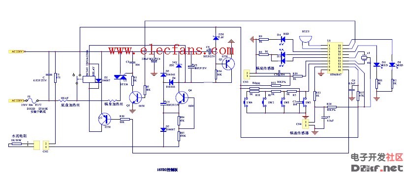 电饭煲的电路图大全