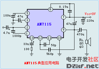 AN7115应用电路