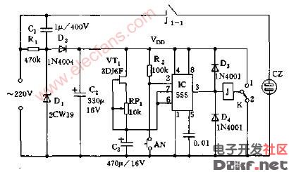 家电两用定时器电路图