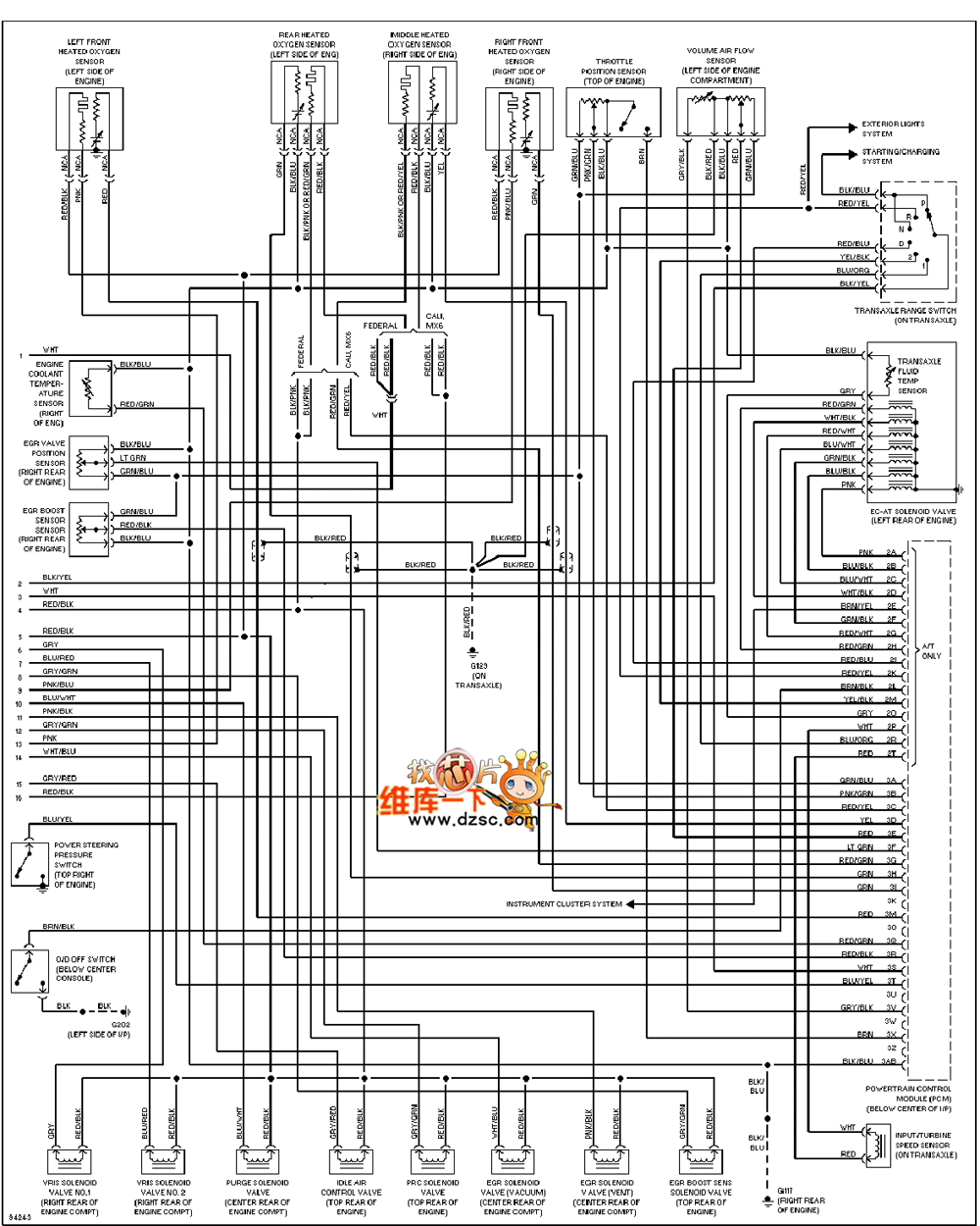 马自达62625l发动机性能电路图2