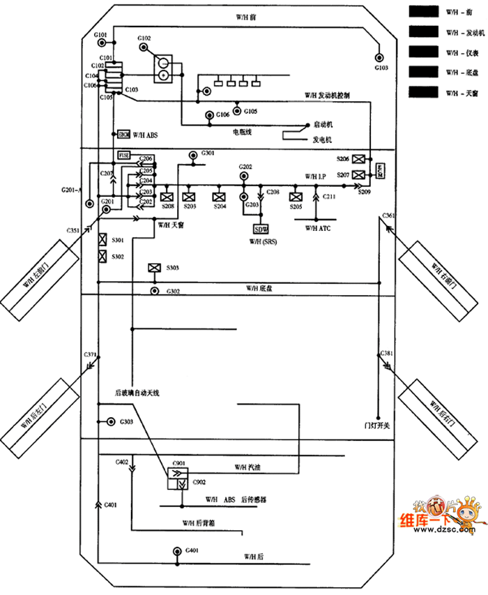 大宇汽车电路图