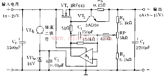 性能优良的线性稳压电源电路