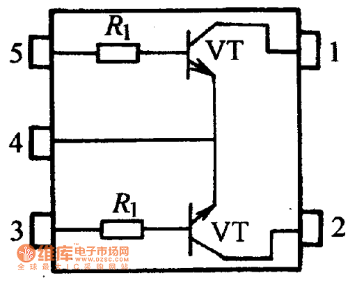 双管单阻型电路图