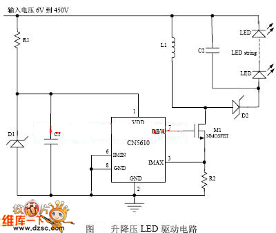 升降压led驱动电路图