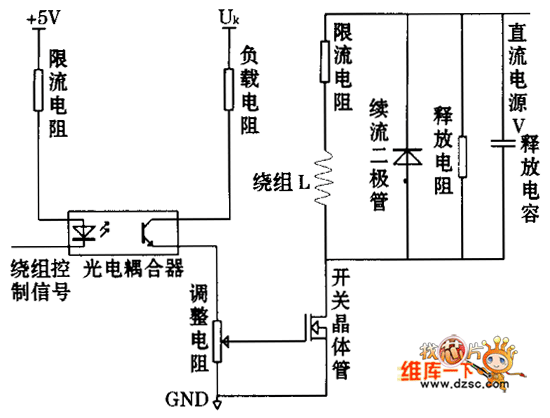 单电压驱动电路图