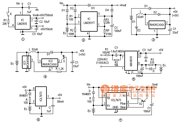 几种常用后备电源电路图