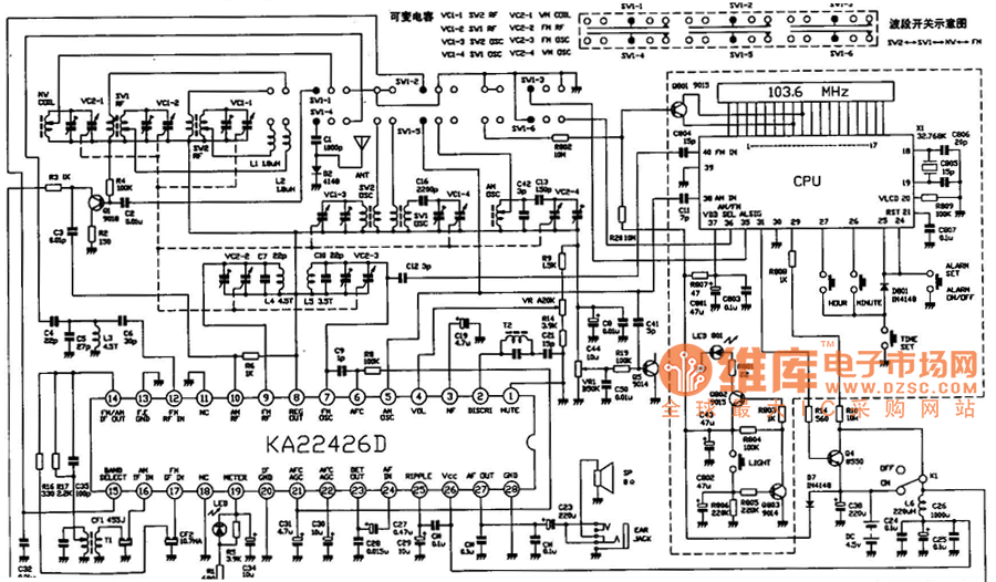 r333德生收音机电路图