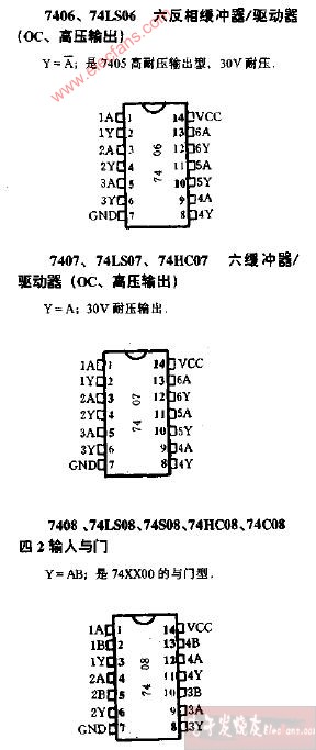 74hc06引脚功能管脚定义图