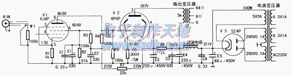 6j8p与6p6p电子管制作功放