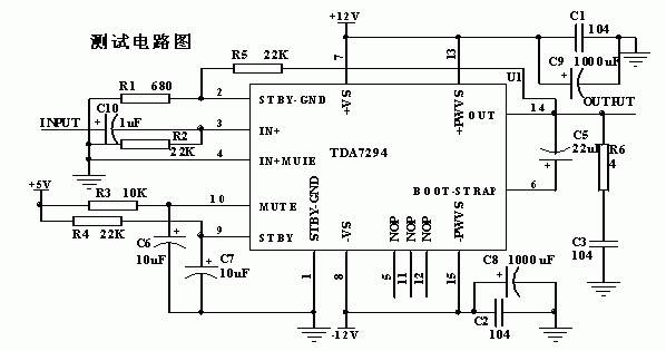 功放tda7294的测试原理与应用