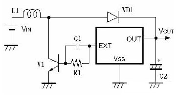 低功耗单电池供电升压电路图