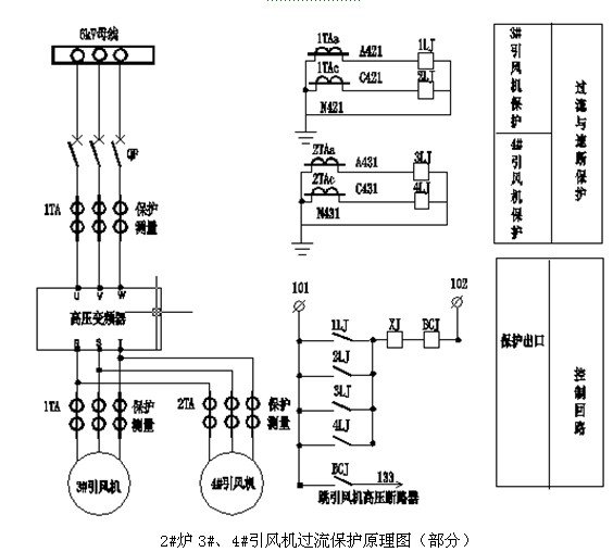 永煤集团热电厂引风机一拖二并列运行变频器改造分析