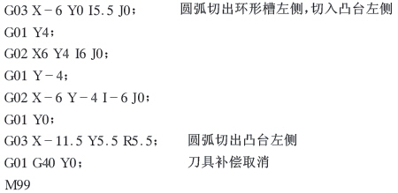 数控编程时巧用刀具半径补偿指令