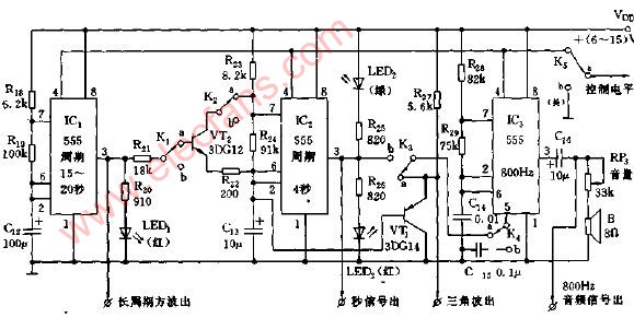 多种信号发生器电路图