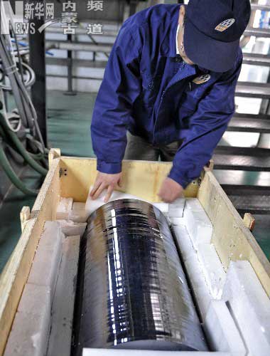 一条生产直径18英寸半导体级单晶硅棒生产线在呼和浩特市内蒙古晟纳吉