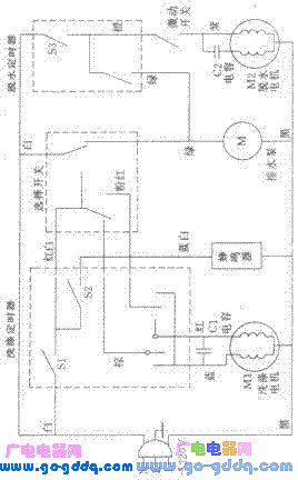 海尔小神螺xpb50-61s洗衣机电路图