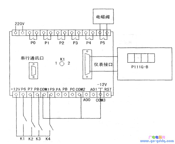 用p111g构成的冲床控制电路