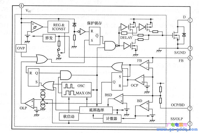 由str-w6756构成的开关电源电路原理分析