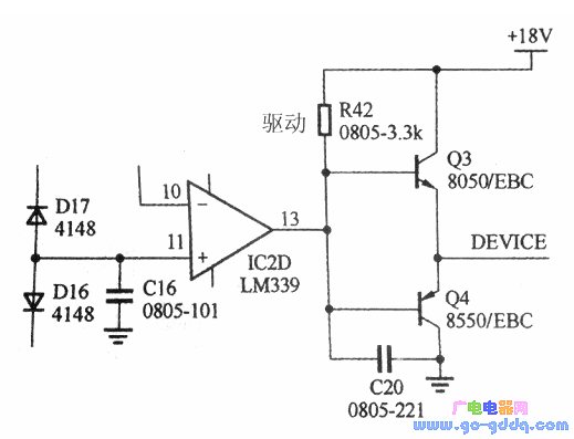 电磁炉igbt管驱动单元电路工作原理