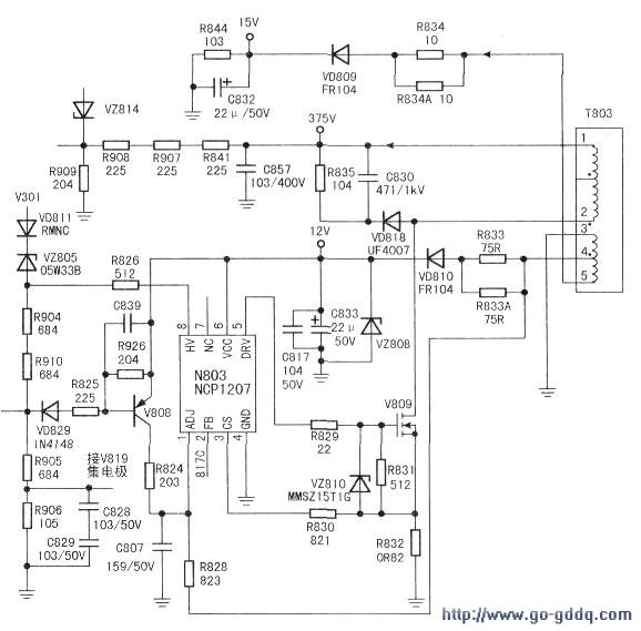 海信tlm3237d液晶彩电电源电路工作原理