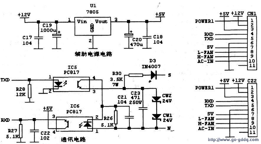 美的kfr2633gwcbpy型变频空调电路原理分析