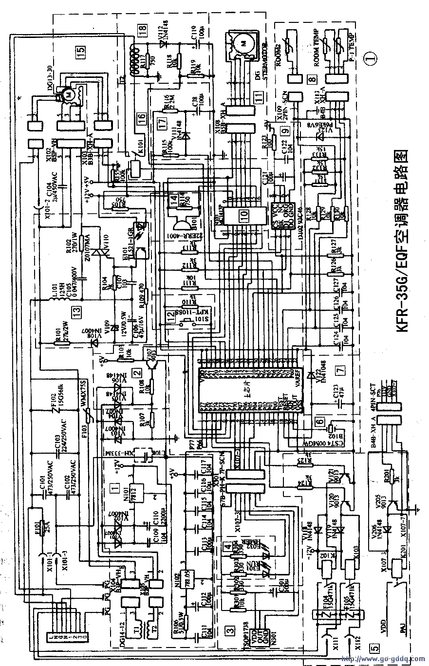 kfr-35g/eqf空调器电路图