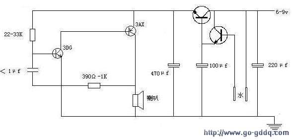 水位报警器电路图